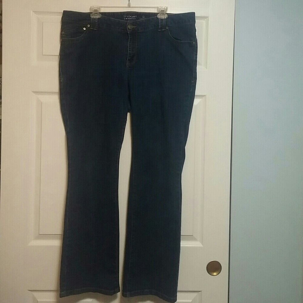 LANE BRYANT GENIUS FIT SLIM BOOTCUT JEANS